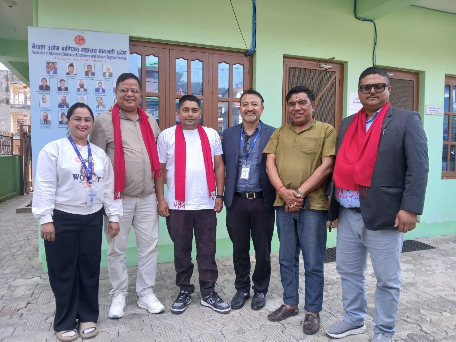 नेउवामहासंघ कर्णालीका उपाध्यक्ष, कार्यकारी निर्देशक र लुम्बिनी प्रदेशका कार्यकारी निर्देशकज्यूको स्वागत । २०८२।११।०२